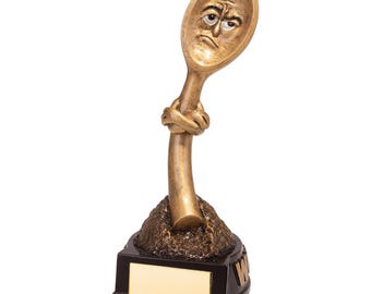 Trophy superstore total spoon fun award trophy - free engraving - size 160mm