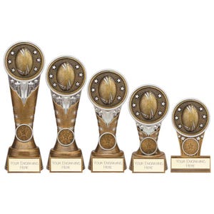 Trophy superstore ikon rugby trophy - multiple sizes available - free engraving