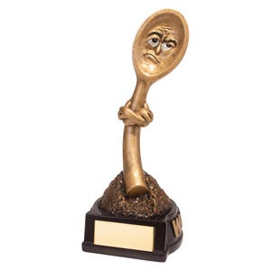 Trophy superstore total spoon fun award trophy - free engraving - size 160mm