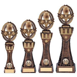Trophy superstore maverick tower motorsport trophy - free engraving - multiple sizes available