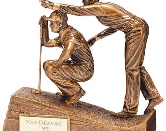 Trophy superstore horizon putting golf trophy - free engraving - 150mm tall