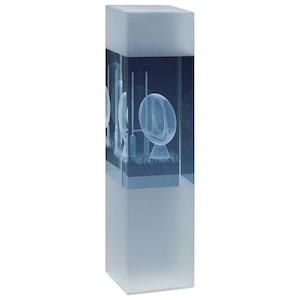 Trophy superstore arctic blast crystal rugby trophy - includes presentation box - free engraving - height 190mm