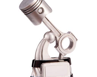 Trophy superstore resin piston motorsport trophy - free engraving - multiple sizes available