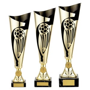 Trophy superstore champions gold and black football trophy - multiple sizes available - free engraving