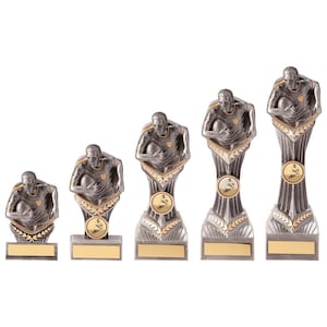 Trophy superstore falcon rugby trophy - multiple sizes - free engraving