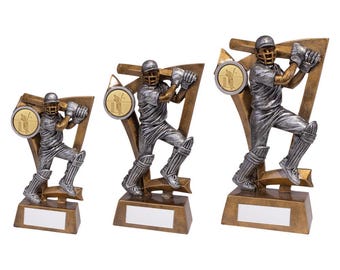 Trophy Superstore Predator cricket batsman trofee - gratis gravure - verkrijgbaar in verschillende maten