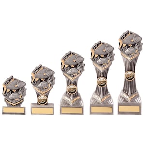 Trophy superstore falcon carp angling fishing trophy - free engraving - multiple sizes available