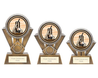 New apex cricket award trophy - free engraving - mulitple sizes available