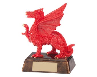 Trophäe superstore keltischer Drache beim rugby Pokal - gratis Gravur - Größe 135 mm