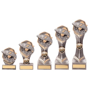 Trophy superstore falcon bass angling fishing trophy - free engraving - multiple sizes available