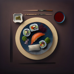 Sushi - a contemporary wall art
