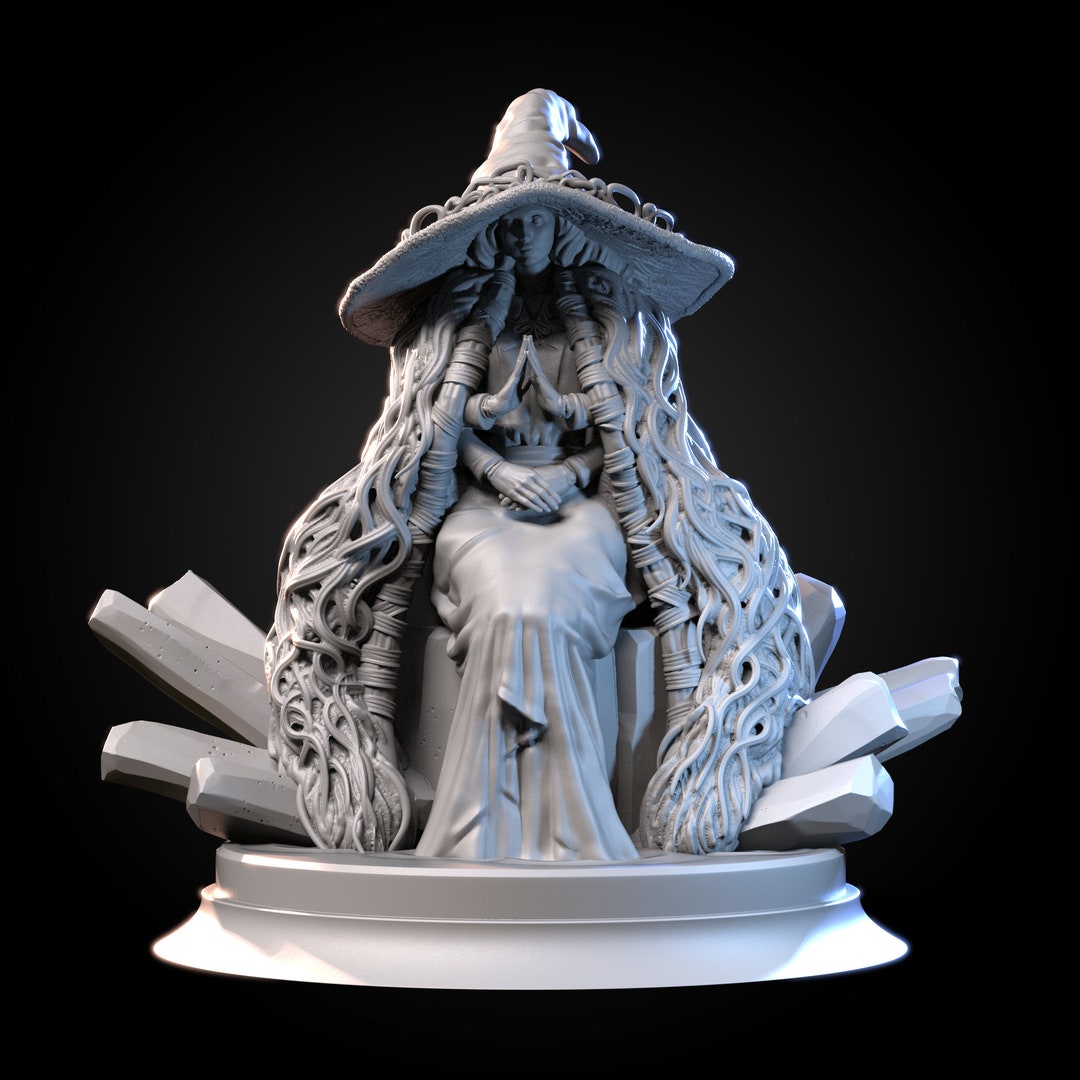 Renna the Moon Witch Fanart Elden Ring Tabletop Miniature 3D Print
