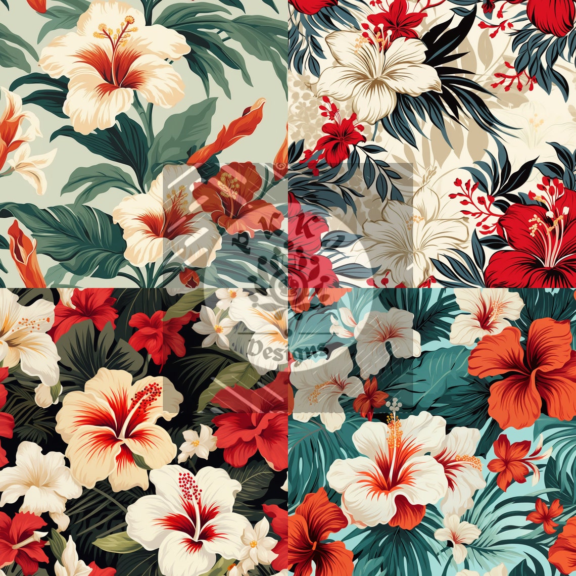 Hawaiian Style Wallpaper Patterns, 12