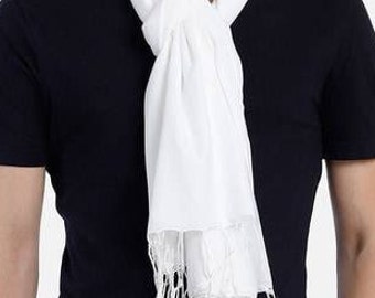 Schal, Schal, Wrap und Sarong, weicher Schal, Dupatta, Rupatta, weißer Sarong, Sarong mit Tussel, bestes Geschenk für sie, Mutter Geschenk, gf Geschenk