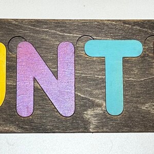 Personalized Name Puzzle