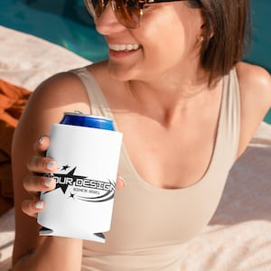 Neoprene - Custom Koozies Perfect For A Wedding Of Company Logo