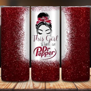 This Girl Runs On Dr. Pepper 20oz Tumbler