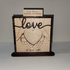 Ultrasound Baby’s love at first sight Frame