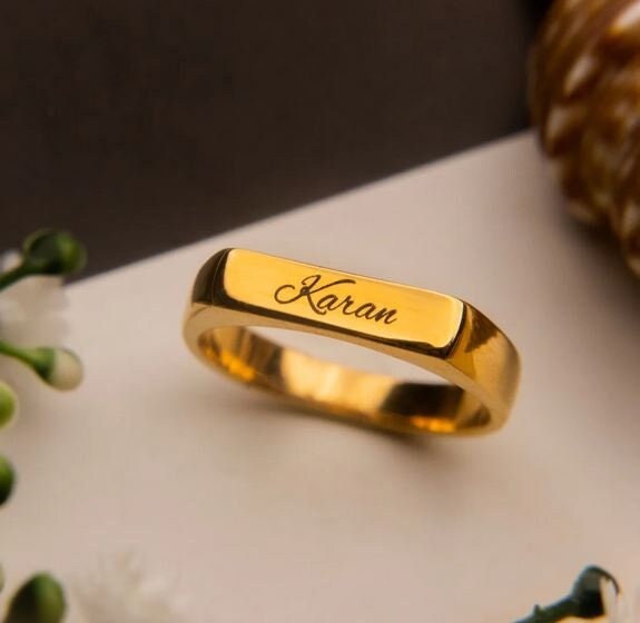 Custom Name Ring - Personalized Name Ring - Personalized Ring - Initia –  JewelryGhouse