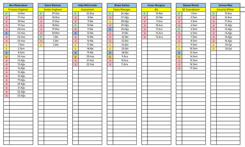 Ultimate Time off Tracker Excel Template Available Google Sheet Ultimate Time off Tracker Excel Template Available Google Sheet
