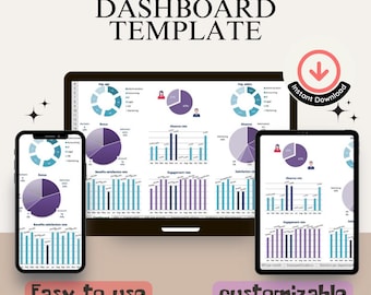 Impulse el rendimiento de RR.HH. con nuestra plantilla de panel de RR.HH. de Excel