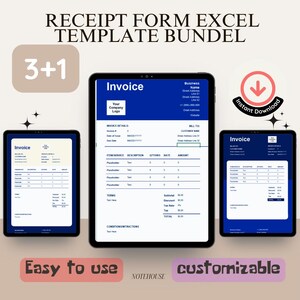 Comprehensive Excel Invoice Templates Bundle 3+1