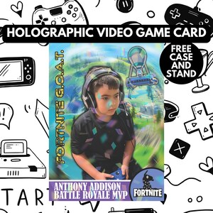 Custom Holographic Gamer Card