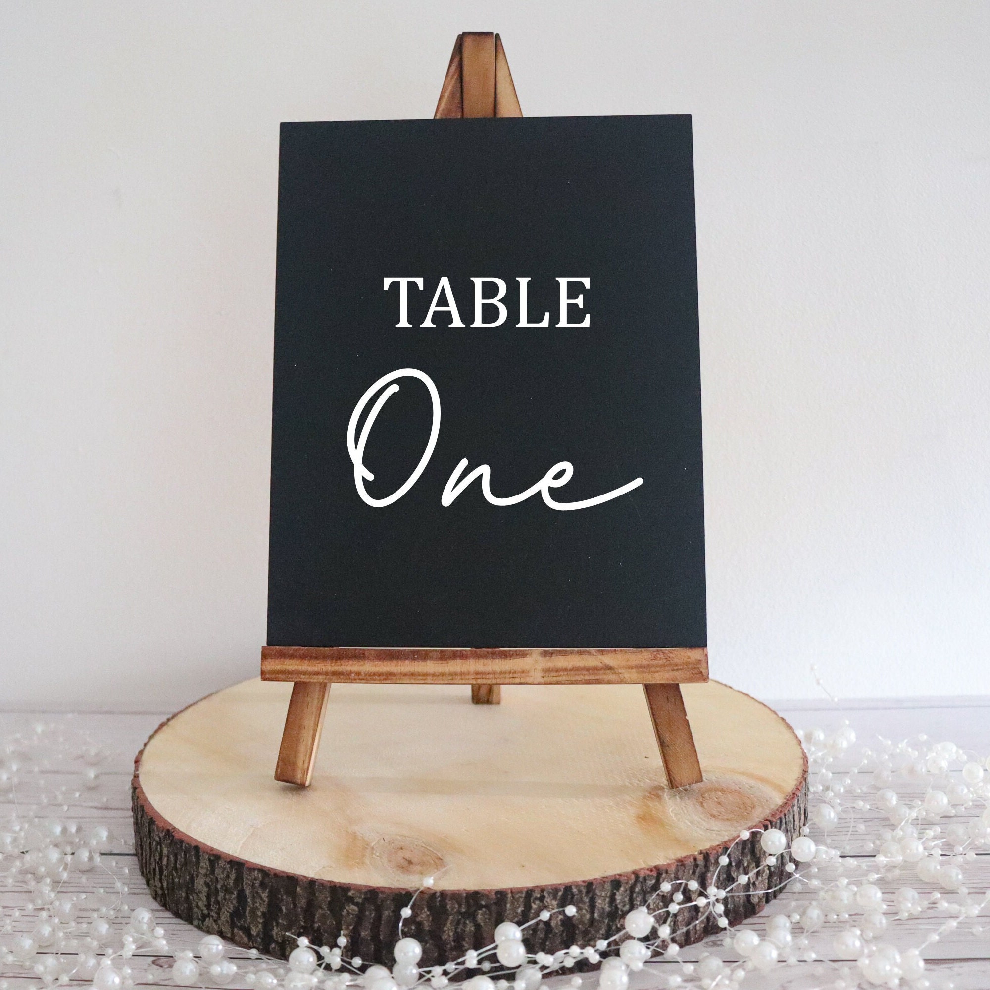 Wedding Table Number Stickers Table Number Vinyl Decals Etsy UK