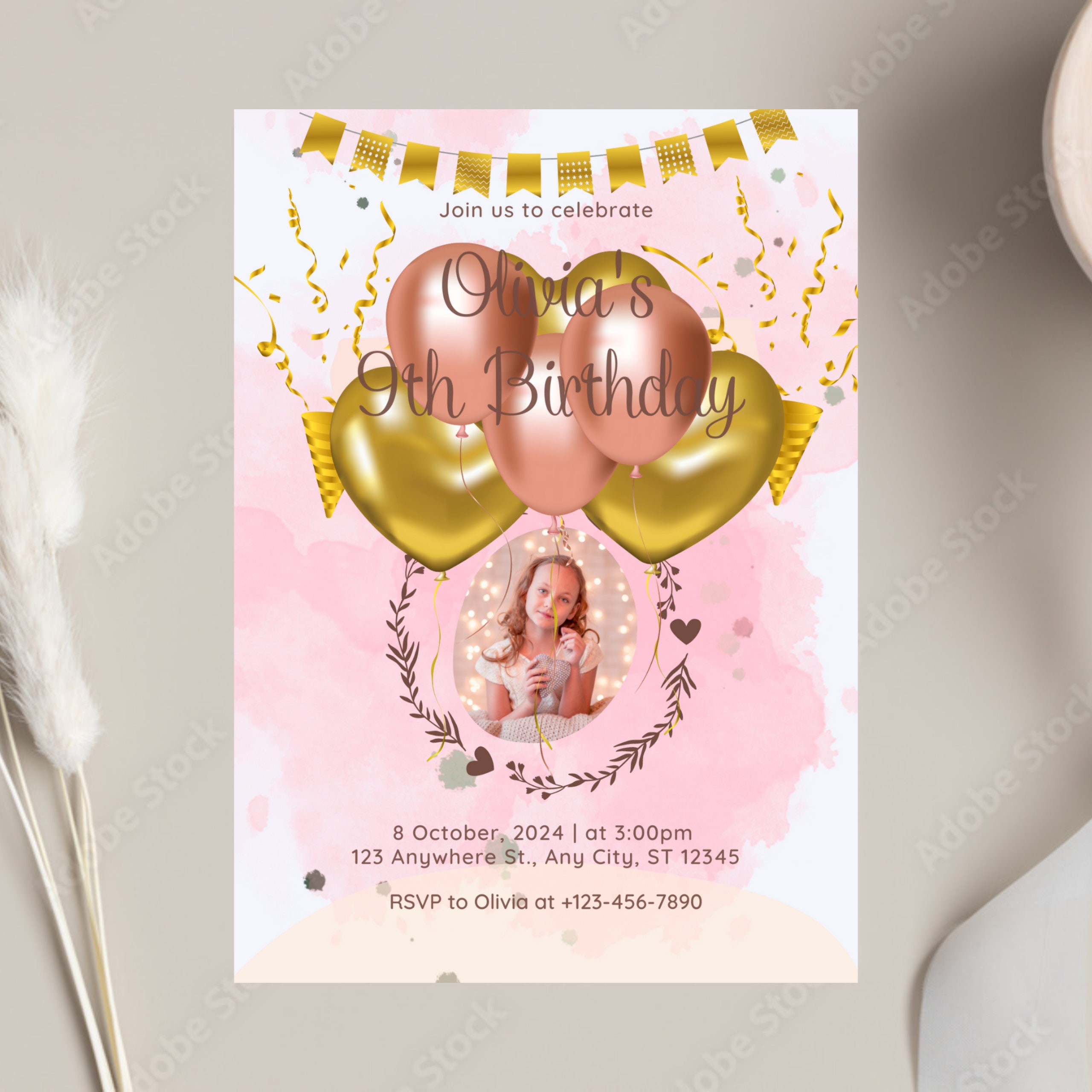 Birthday Party Invitation - Etsy