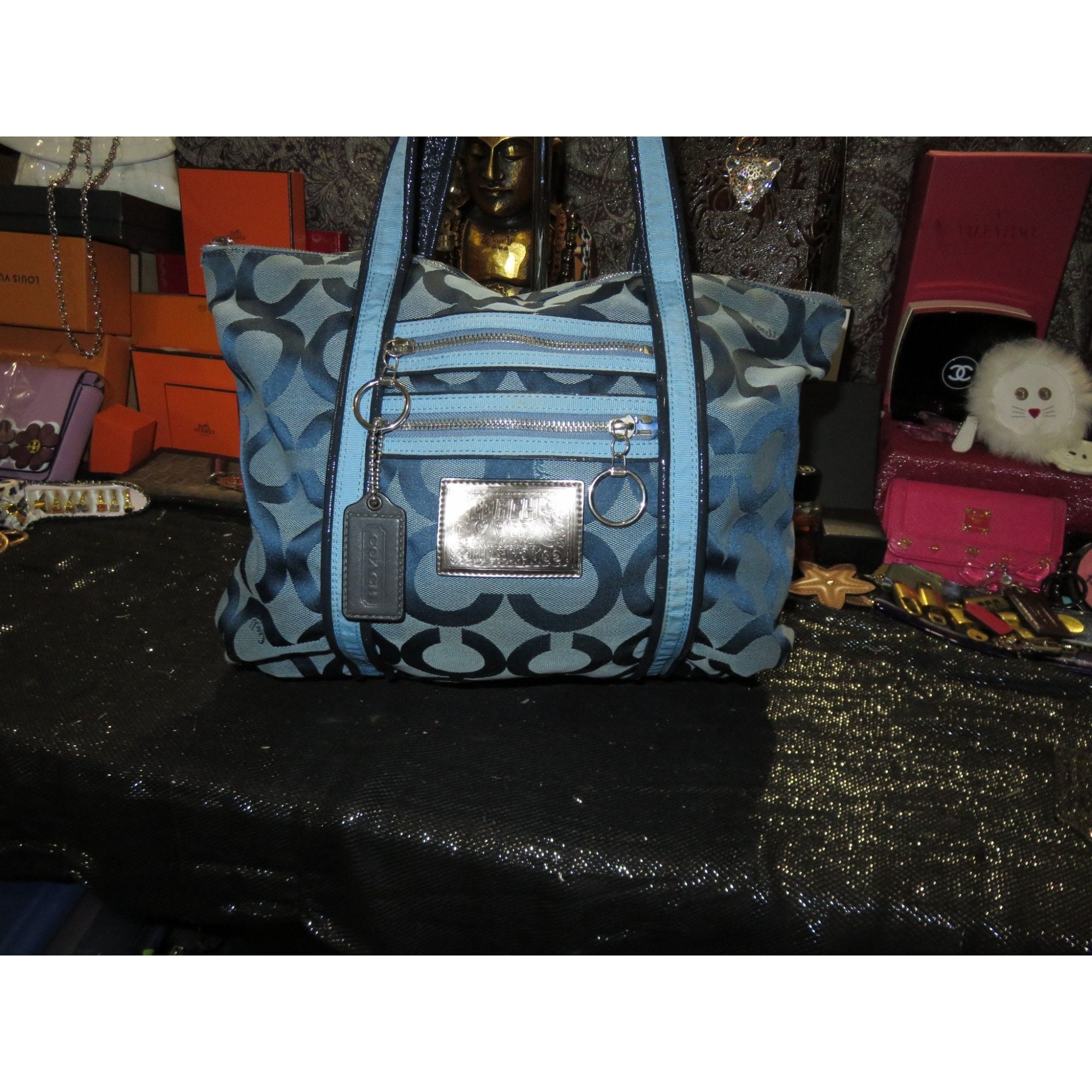 COACH POPPY Y2k Animal Leopard Print Bag Aqua & Purple Purse | Leopard  print bag, Purple purse, Small womens purses
