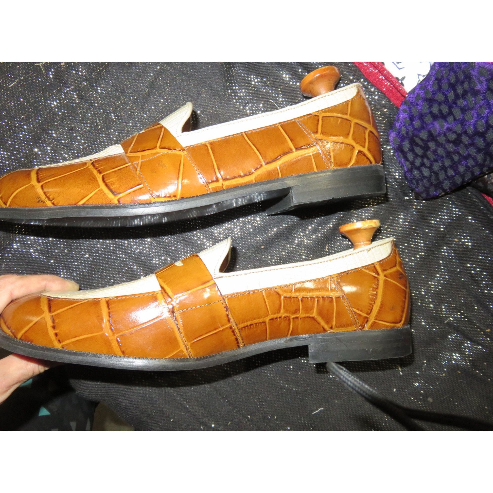 stacy adams snake shoes