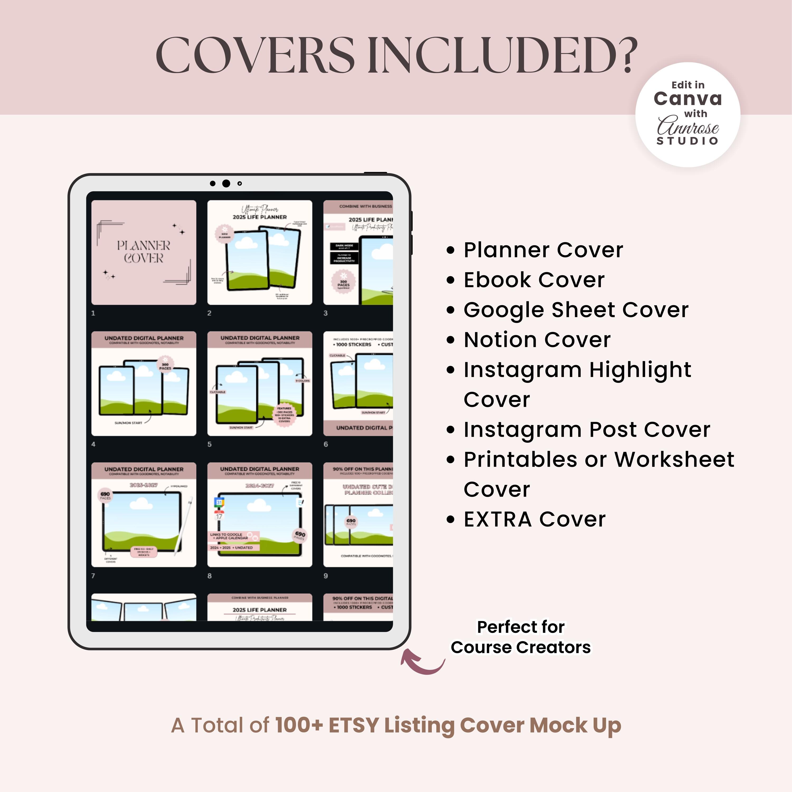 Etsy Listing Mockup Templates Bundle, Canva Editable (digital Download ...