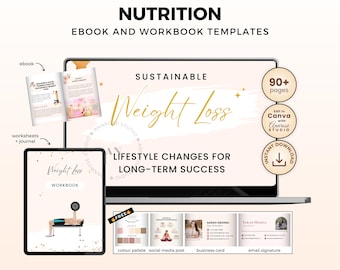 Weight Loss Coaching Program | PLR/MRR Canva Template, Ebook, Journal