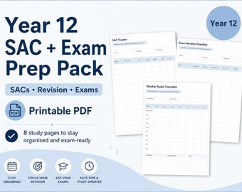 高校3年生向け学習プランナー（印刷可能）｜SACトラッカーと試験対策PDF