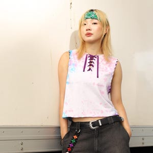 First edition remade tie dye vest