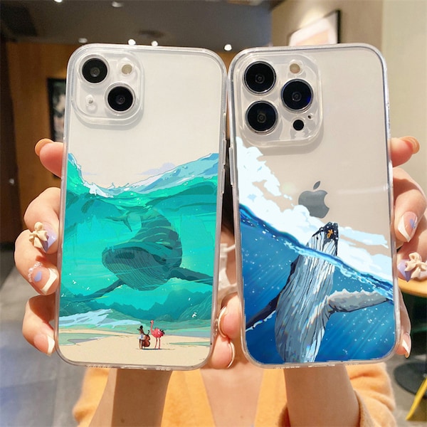Whale phone case|Marine Phone Case|Anime phone case|iPhone 15 14 13 12 Case|iPhone 11 case|iphone XR X XS case|Samsung Galaxy S22 S21 S20