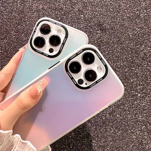Shockproof Holographic iPhone Case|Gradient Laser iPhone Case|iPhone 11  11 Pro 12|Case|iPhone 13 pro max case iPhone 14 15 case