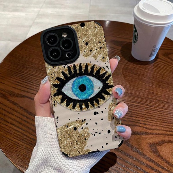 Evil Eye Phone Case|Unique All Seeing Eye iPhone Cover|iPhone 14 13 12 Case|iPhone 11 case|iphone XR X XS case|iphone SE|iPhone 7 8