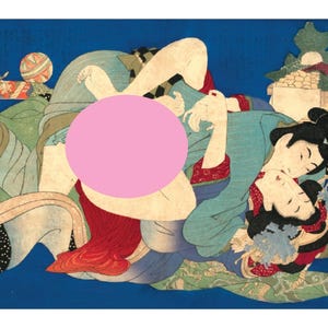 Japanische Shunga Drucke einer Erwachsenen Natur
