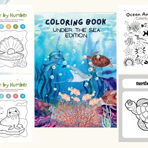 Coloring book Under the sea edition 50 pages