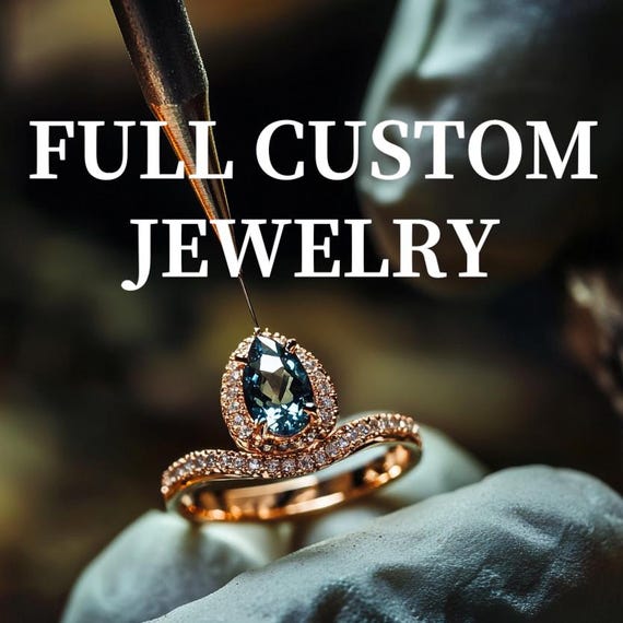 Custom Ring Design, Personalized Wedding Ring, Unique Engagement