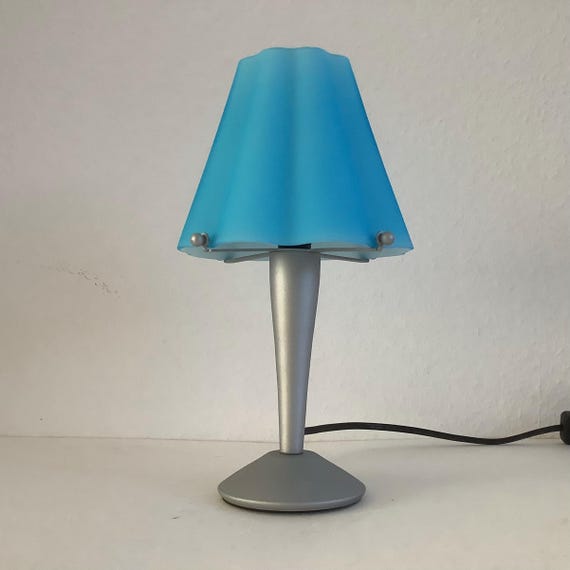 Tafellamp - Blauw/Grijs - Vintage Verlichting