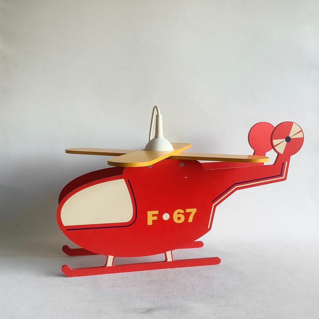 Helicopter Lamp Massive Hanging Lamp Etsy