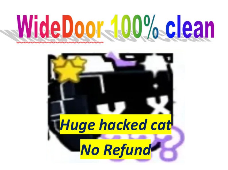 Pet Simulator X Huge Hacked Cat psx Etsy Sweden