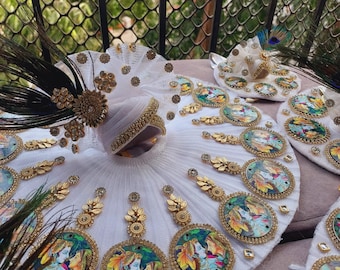 Radha krishna poshak for laddu gopal / krishna / thakurji / bal gopal