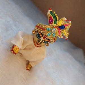 Deity Decorations /krishna jewellery /Jewellery/ crown / pagdi / mukut for laddu gopal / krishna / thakurji / bal gopal