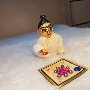 Deity Decorations /krishna jewellery /Toys/ carrom board / Jewellery/ crown / pagdi / mukut for laddu gopal / krishna / thakurji / bal gopal