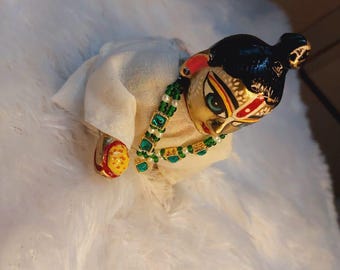 Deity Decorations /krishna jewellery /Jewellery/ neck piece for laddu gopal / krishna / thakurji / bal gopal (size 2 to 6) combo of 2