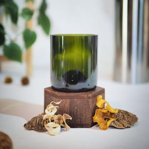 Verres recyclés | Bouteille de vin | Vert Foncé | 20 Cl