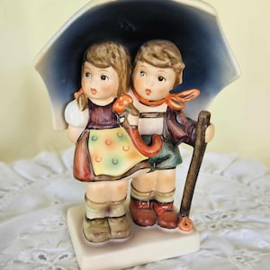 Hummel - Stormy Weather #71 2/0 - TMK #7 - Master Sculptor was Reinhold Unger - 5&quot; Tall